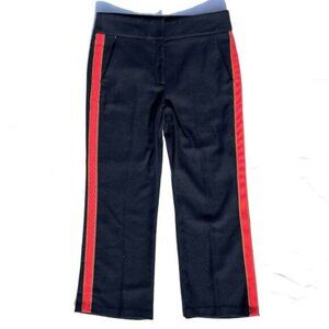 Veronica Beard Navy  with Red stripe Cormac Trouser